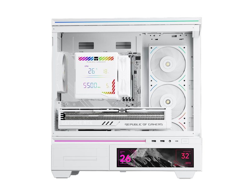 Кулер для процессора/ CPU Cooler Thermalright Peerless Assassin 140 Digital White (4-pin PWM, 165mm, Ni/Cu, 6x6mm, 1x120mm + 1x140mm, 82.CFM, 29.6dBA, 1850RPM, S: 1200, 1700, 1851, 115X, 2011, 2066, AM4, AM5, white)