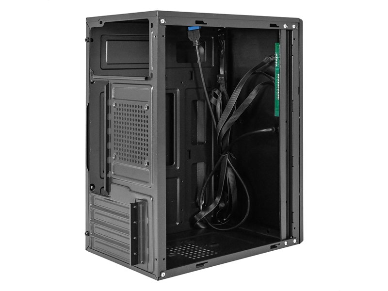 Корпуса Корпус MINITOWER mATX W/PSU 2хUSB+USB3.0 HD Audio черный BAA-408U EX298155RUS EXEGATE