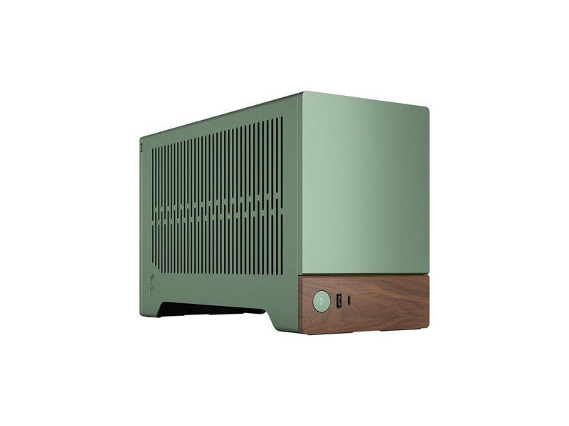 Корпус без блока питания/ Case Fractal Design Terra, Mini-Tower, no fans, 1xUSB-A 3.0 + 1xUSB 3.2 Type-C, SFX PSU Support, mITX Jade