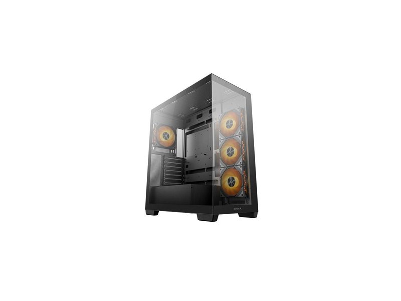 Корпус Deepcool CG580 4F черный без БП ATX 6x120mm 3x140mm 2xUSB3.0 audio bott PSU