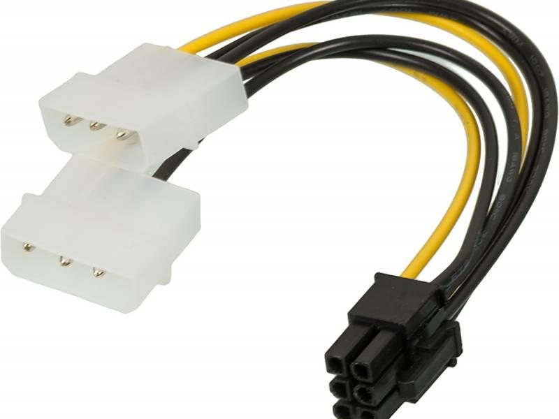 Кабель Ningbo RTL-C32 PCI-E 6pin Molex 8980