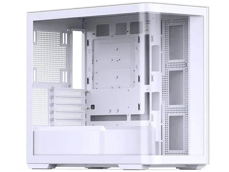 Корпус без блока питания/ Case JONSBO D300, Mini-Tower, TG, no fan, 2xUSB-A 3.2 + 1xUSB-C 3.2, mATX, mITX White