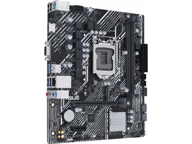 Материнская плата Asus PRIME H510M-K R2.0 Soc-1200 Intel H470 2xDDR4 mATX AC`97 8ch(7.1) GbLAN+VGA+HDMI