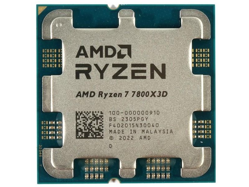 Процессор/ APU AM5 AMD Ryzen 7 7800X3D (8C/16T, 4.2/5.0GHz, 96MB, 120W,Radeon Graphic) OEM