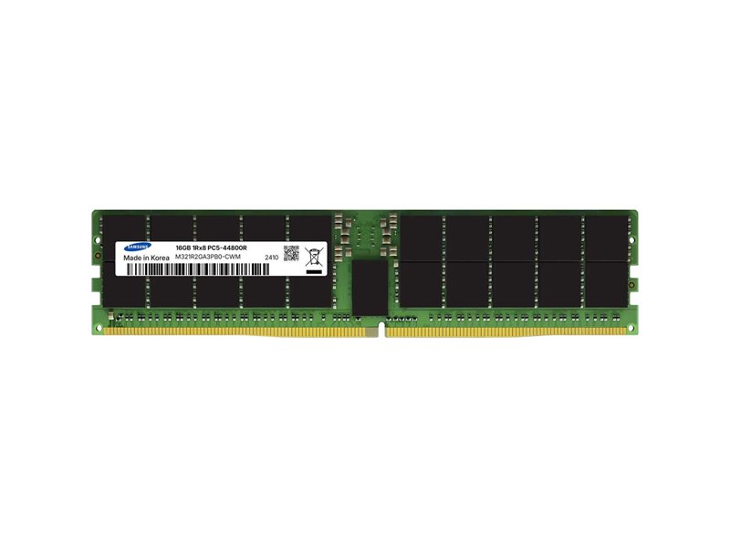 Оперативная память Samsung DDR5  16GB RDIMM 5600 Mbps (1Rx8) ECC  Reg  1.1V (M321R2GA3PB0-CWM), 1 year, OEM