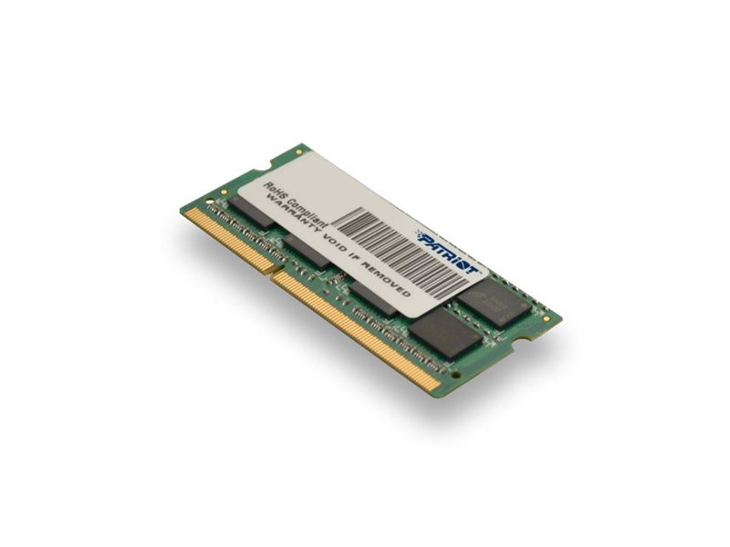 Память DDR3L 4Gb 1600MHz Patriot PSD34G1600L2S RTL PC3-12800 CL11 SO-DIMM 204-pin 1.35В dual rank Ret