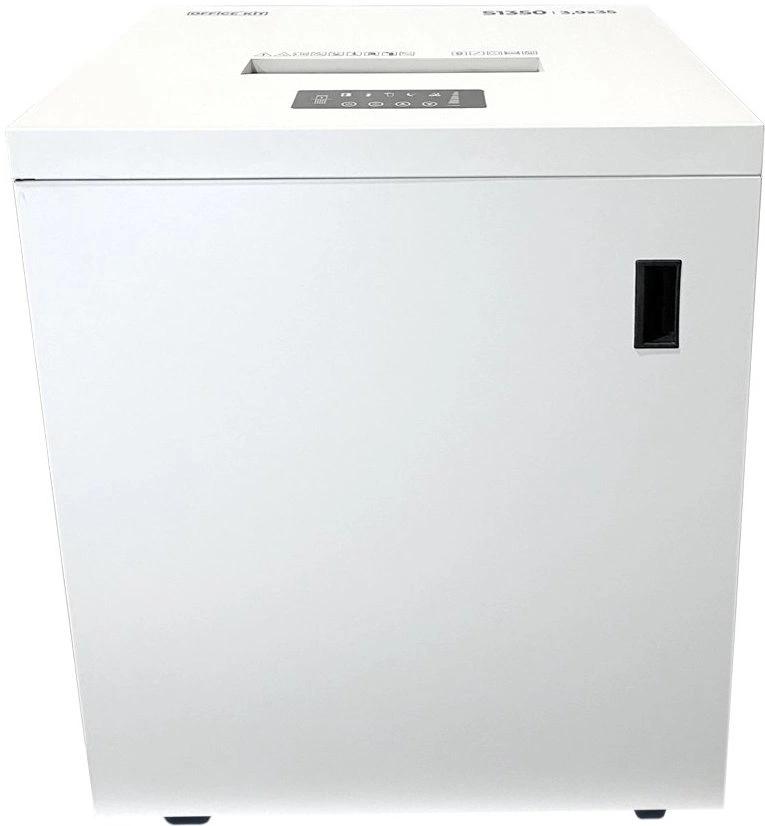 Шредер Office Kit S1350 1,9х15 белый (секр.P-5) фрагменты 30лист. 135лтр. скобы пл.карты CD