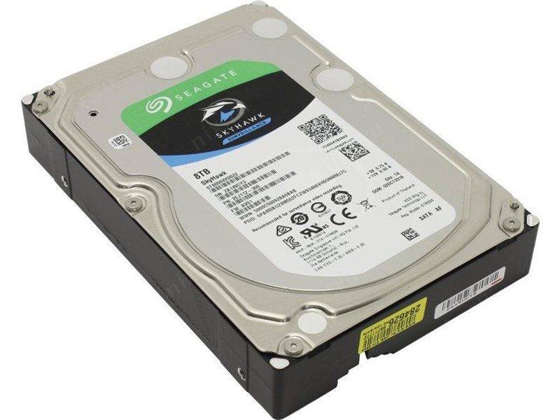 Жесткий диск/ HDD Seagate SATA3 8Tb SkyHawk Surveillance 256Mb