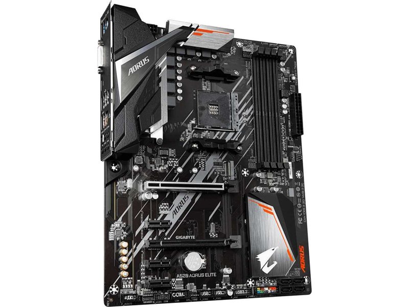 Материнская плата Gigabyte A520 AORUS ELITE Soc-AM4 AMD A520 4xDDR4 ATX AC`97 8ch(7.1) GbLAN RAID+DVI+HDMI