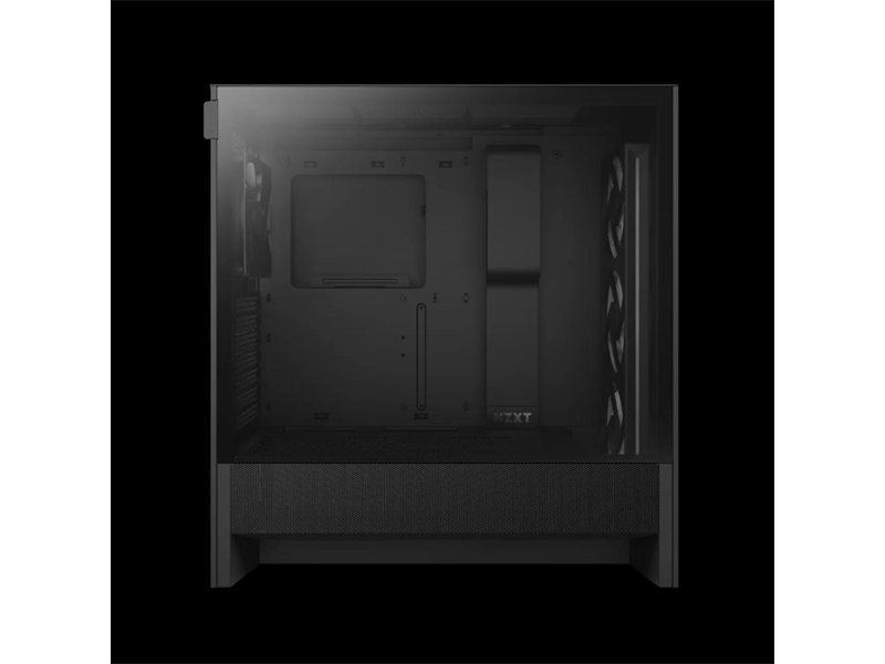 Корпус без блока питания/ Case NZXT H5 Flow RGB, Midi-Tower, TG, 3x120mm RGB + 1x120mm, 1xUSB-A 3.2 + 1xUSB-C 3.2, E-ATX, ATX, mATX, mITX Black
