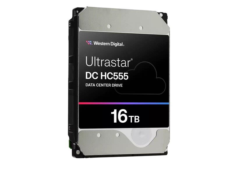 Жесткий диск серверный Western Digital 3.5" 16TB Ultrastar DC HC555 WUH722016CL5204 SAS 12Gb/s, 7200rpm, 512MB, 512e, 0B47745