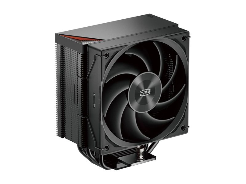 Кулер для процессора/ CPU Cooler PCCooler RZ500 BK (250W, 4-pin PWM, 155mm, Al/Cu, 5x6mm, 1x120mm, 86.73CFM, 32dBA, 2200RPM, S: 1851/1700/1200/115X, AM5/AM4, black)