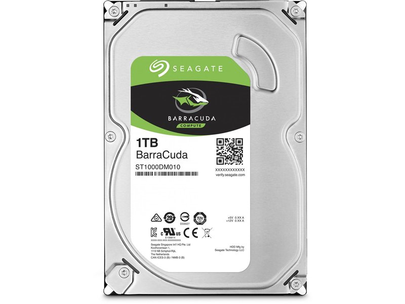 Жесткий диск/ RECERTIFIED HDD Seagate SATA3 1Tb Barracuda Guardian 7200 64Mb 1 year warranty RECERTIFIED