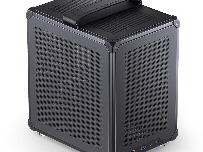 Корпус без блока питания/ Case JONSBO C6-ITX, Micro-Tower, no fan, 1xUSB-A 3.0 + 1xUSB-C 3.1, mDTX, mITX Black
