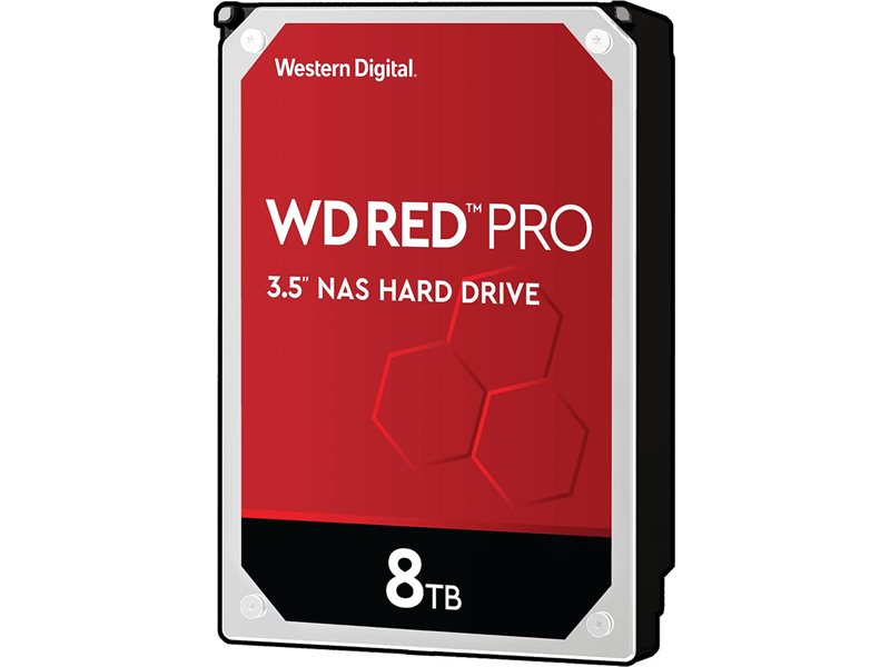 Жесткий диск/ HDD WD SATA3 8Tb Red Pro for NAS 256Mb 1 year warranty