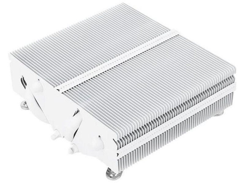 Кулер для процессора/ CPU Cooler Thermalright AXP-90 X53 White (4-pin PWM, 38mm, Ni/Cu, 4x6mm, 1x92mm, 42.58CFM, 22.4dBA, 2700RPM, S: 1851/1700/1200/115X, AM5/AM4, white)