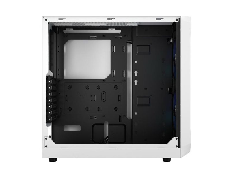 Корпус ПК без блока питания/ Case Fractal Design Focus 2 RGB, Midi-Tower, 2x140mm RGB, 2xUSB-A 3.2 ATX, mATX, mITX White