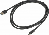 Кабель Buro BHP USB-TPC-1.8 USB (m)-USB Type-C (m) 1.8м черный [BHP USB-TPC-1.8]