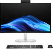 Моноблок HP EliteStudio 8 G1i 27" QHD Core Ultra 7 265 (2.4) 32Gb SSD1Tb RTX5050 8000Mb без ОС GbitEth WiFi BT клавиатура мышь Cam серебристый 2560x1440
