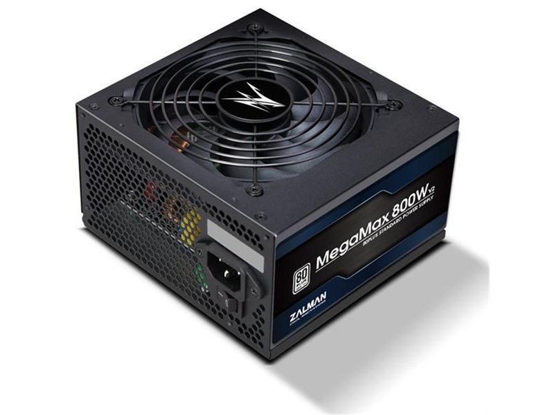 Блок питания Zalman ATX 800W ZM800-TXII V2 80+ (20+4pin) APFC 120mm fan 8xSATA RTL