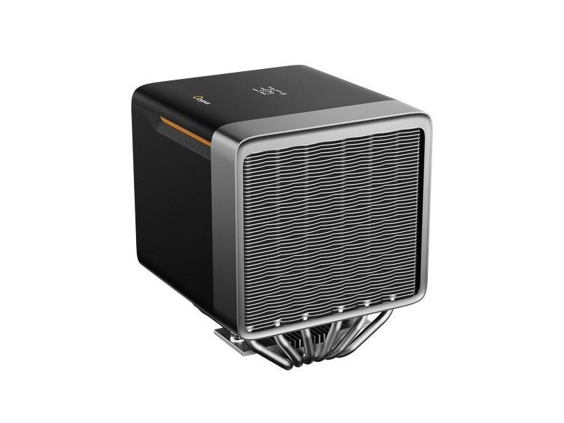 Кулер для процессора Ocypus Delta A62 EX BK Digital, 2x120mm ARGB FAN, Top Display Panel, 6 HEAT PIPES, 4-PIN PWM, 600-1800 RPM, 31DBA, HYDRO BEARING, LGA115X/1200/1700/18XX, AM4/AM5