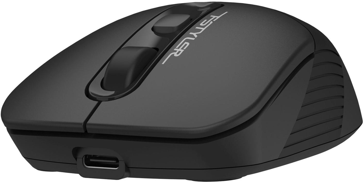 Мышь A4Tech Fstyler FB10CS черный оптическая 2000dpi silent беспров. BT/Radio USB 4but (FB10CS USB STONE BLACK)
