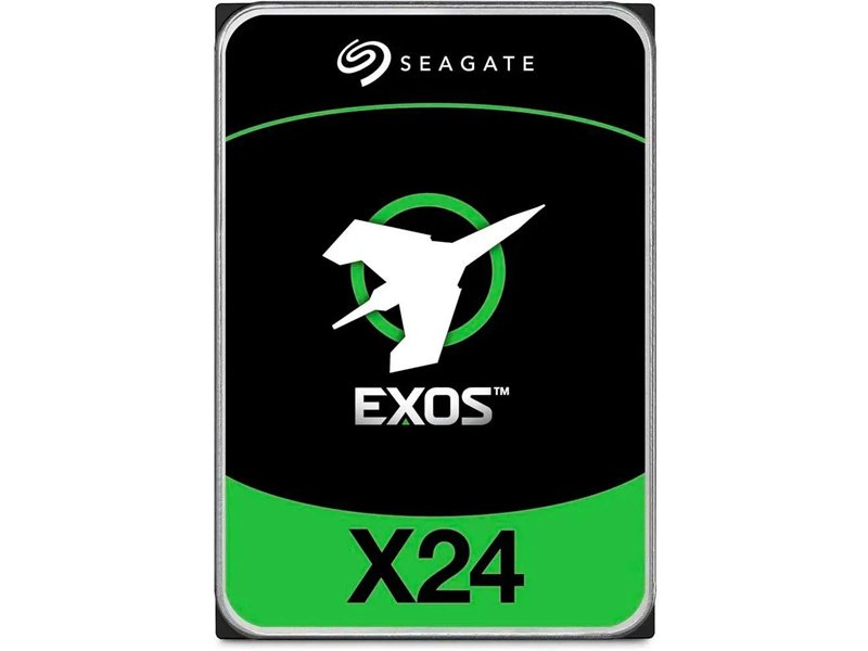 Жесткий диск Seagate Exos X24 HDD 3.5" SAS 20Tb, 7200 rpm, 512Mb buffer, 512e/4Kn, CMR, ST20000NM007H, 1 year