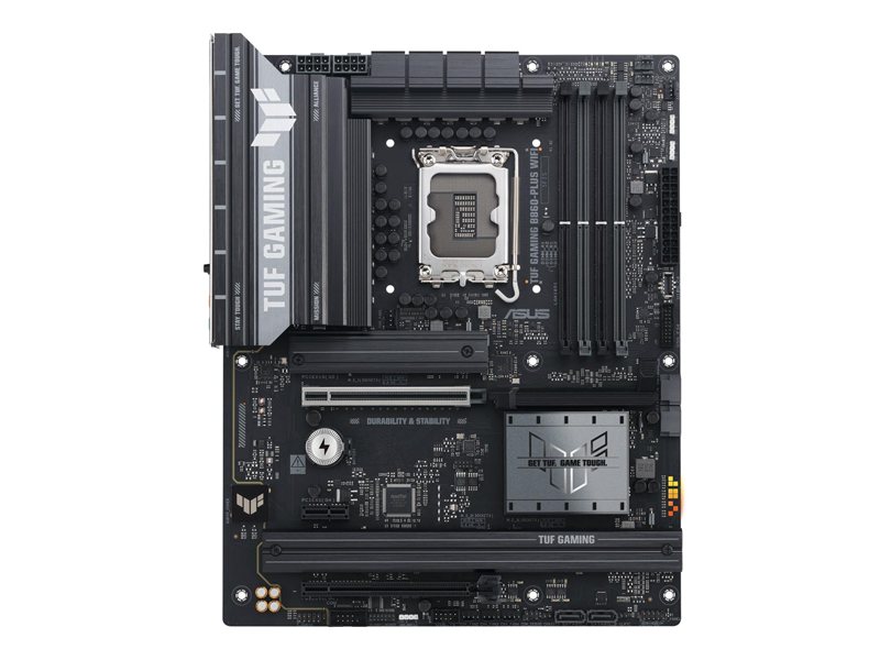 Материнская плата ASUS TUF GAMING B860-PLUS WIFI LGA1851 ATX 4xDDR5 2xPCIEx16 PCIEx1 3xM.2 USB-C DP HDMI 2.5GLAN Wi-Fi 7