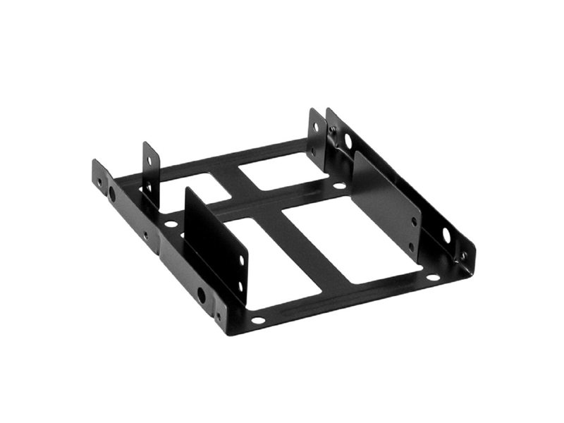 Exegate EX292544RUS Салазки (переходник) ExeGate HD-22T3M металлические для установки 2xHDD/SSD 2.5" в отсек 3.5"
