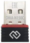 Сетевой адаптер Wi-Fi Digma DWA-N150C N150 USB 2.0 (ант.внутр.) 1ант.