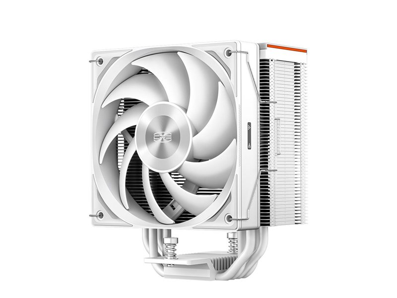 Кулер для процессора/ CPU Cooler PCCooler RZ400 V2 WH (230W, 4-pin PWM, 155mm, Al/Cu, 4x6mm, 1x120mm, 86.73CFM, 32dBA, 2200RPM, S: 1851/1700/1200/115X, AM5/AM4, black)