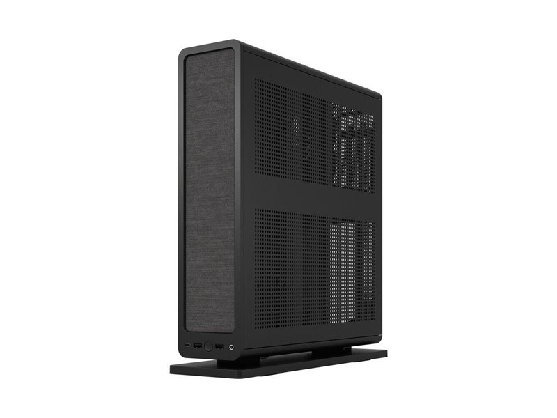 Корпус без блока питания/ Case Fractal Design Ridge, 2x140mm, 2xUSB-A 3.2 + 1xUSB 3.2 Type-C, SFX PSU Support, mITX Black