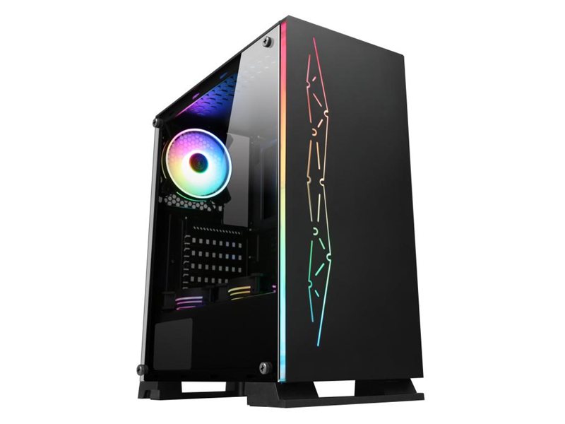 Корпус Formula F-3402 черный без БП ATX 5x120mm 2x140mm 2xUSB2.0 1xUSB3.0 audio bott PSU