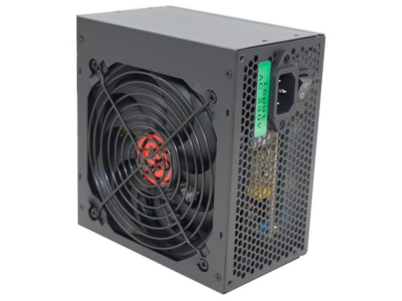 Ginzzu CB500 12CM black,24+4p,PCI-E, 4*SATA, 3*IDE,оплетка MB, кабель питания