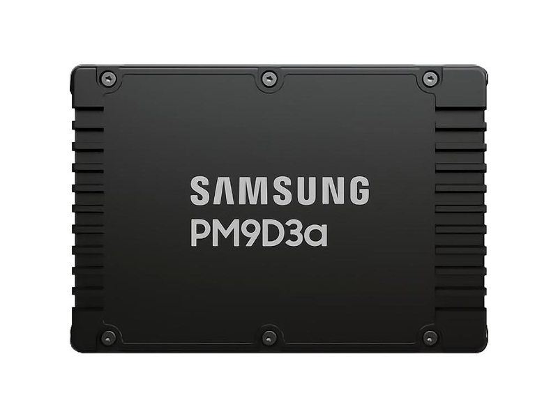 Твердотельный накопитель Samsung Enterprise SSD, 2.5"(SFF/U.2) 15mm, PM9D3a, 15360GB (15.36TB), PCIe5.0 1x4 NVMe 2.0, R12000/W6200Mb/s IOPS(R4K) 2000K/350K, MTBF 2.5M, 1DWPD/5Y TBW 28032TB, OEM, (replace MZQL215THBLA-00A07)