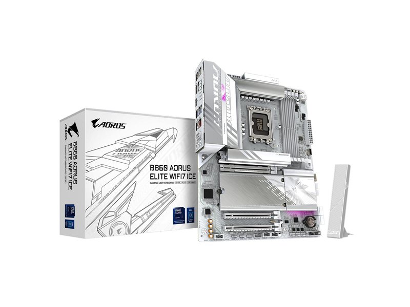 Материнская плата Gigabyte B860 AORUS ELITE WIFI7 ICE,