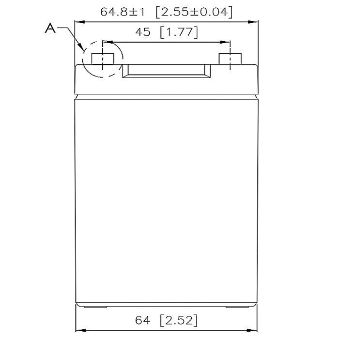 Батарея для ИБП CSB GPL1272 F2 FR 12В 7.2Ач