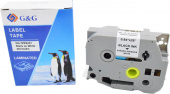 Картридж ленточный G&G GG-TZES251 черный на белом 24x8 для Brother 1010/1280/1280VP/2700VP