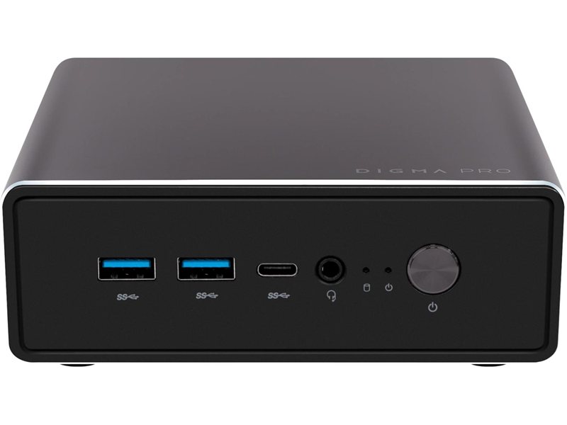 Неттоп Digma Pro Minimax U1 i3 1215U (1.2) 16Gb SSD512Gb UHDG Windows 11 Pro GbitEth WiFi BT 60W темно-серый/черный (DPP3-ADXW03)