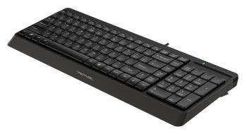 Клавиатура A4Tech FK15 черный USB (FK15 BLACK) кабель 1.5м