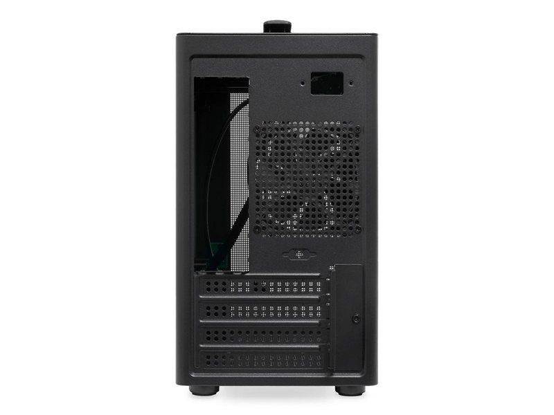 Корпус без блока питания/ Case HSPD M210, Mesh Mid Tower, Black, 0.7 SPCC, 1x90mm mATX, mITX 140/280/150mm 1x2.5", 1x3.5", 4xPCI 1xUSB-A 3.0 302x168x350mm