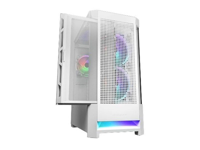 Cougar Airface RGB White, 2х140мм + 1x120mm ARGB Fan, ARGB Fan Hub, без БП, белый, ATX