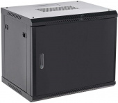 Шкаф коммутационный Rexant (04-1266-122) настенный 12U 600x600мм пер.дв.металл черный 230град. металл
