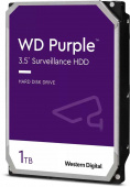 Жесткий диск/ HDD WD SATA3 1Tb Purple Video IntelliPower 64Mb (clean pulled) 1 year warranty (replacement ST1000VX013, WD11PURZ)