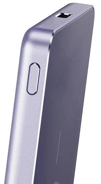Мобильный аккумулятор Xiaomi Super Slim Magnetic 5000mAh QC3.0/PD3.0 22.5W 3A USB-C беспров.зар. фиолетовый (BHR08PNGL)
