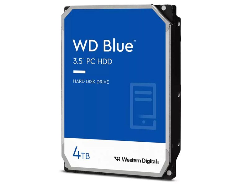 Жесткий диск/ HDD WD SATA3 4TB Blue 5400 RPM 256Mb 1 year warranty (replacement WD40EZAZ,WD40EZRZ)