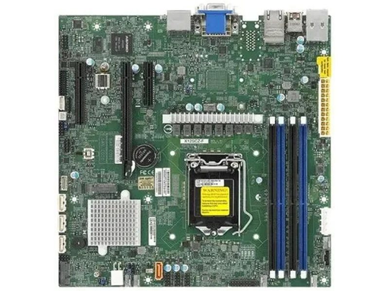Supermicro MBD-X12SCZ-F-B Материнская плата {Soc-1200 iW480 mATX 4xDDR4 4xSATA3 SATA RAID Eth}