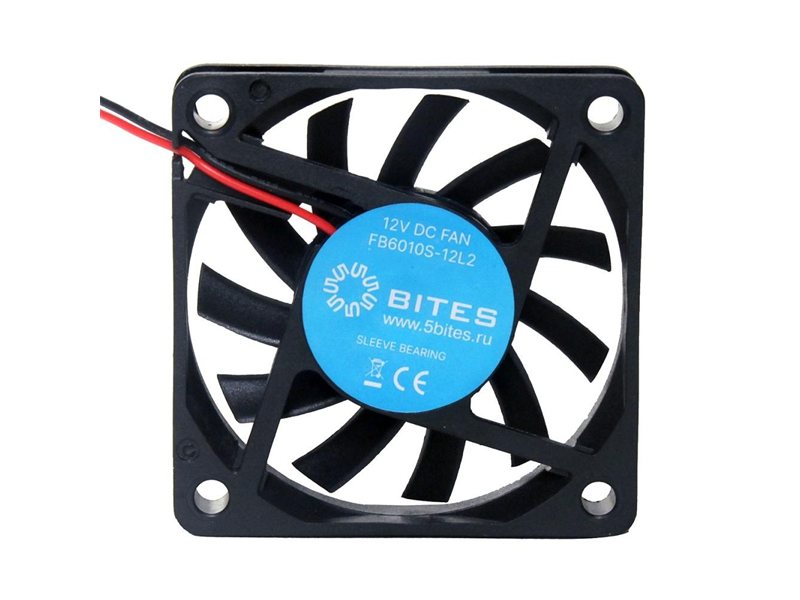 5bites Вентилятор FB6010S-12L2 60X10 / SLEEVE / 3200RPM / 2P
