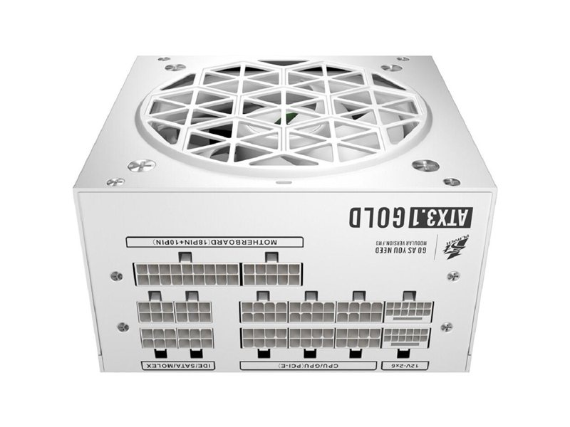 1STPLAYER NGDP GOLD 750W White / ATX 3.1, APFC, 80 PLUS Gold, LLC+DC-DC, full Japan solid-state caps, 120mm fan, full modular / HA-750BA4-WH