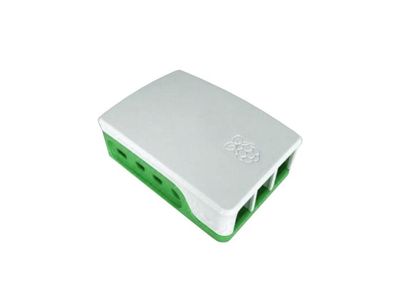 Корпус ACD RA601  White+Green ABS Case for Raspberry 4B